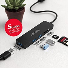 uHUB Q4 ���� 3 USB ���� ����� ������� H1108B UNITEK