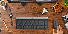 ����� ��� �����  LOGITECH  MK470 SLIM COMBO