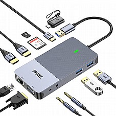 DM175 - 11 In 1 - USB-A + USB-C Multiport - ���� �����