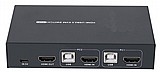  KVM �-2 ������ ����� ����� ��� HDMI 4K + USB2.0 + ��� + ����� �-2 ������ USB ������ KVM0502