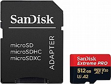 ����� ������ ���� 512GB  EXTREME PRO MICRO SD 4K 200S SANDISK