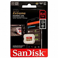 ����� ������ Sandisk Extreme Micro SDXC 64GB 