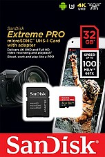 ����� ������ SANDISK EXTREME PRO SDHC 32GB