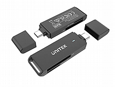 Y-9328  UNITEK ���� �������  Type-C - ������ SD ������ SD 