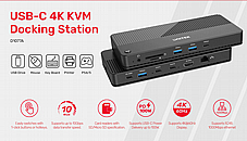 UNITEK D1077A ���� ����� 4K ������ USB-C �� KVM �����