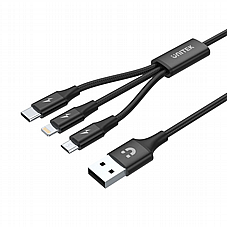C14049BK - ��� 3 �-1 ������ USB-A ������� USB-C, Micro USB �- Lightning