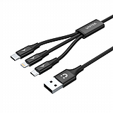 C14049BK - ��� 3 �-1 ������ USB-A ������� USB-C, Micro USB �- Lightning