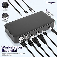  ���� ����� USB-C DUAL4K Docking Station with 65W PD TARGUS