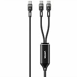C14146ABK - כבל USB-C ל- X2 כבלי USB-C PD100W C14146ABK - כבל USB-C ל- X2 כבלי USB-C PD100W