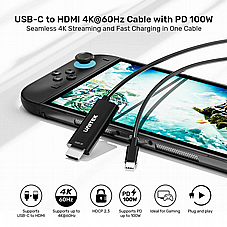 V1439A - ��� USB-C � HDMI 4K 60Hz �� ����� 100W