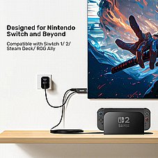 V1439A - ��� USB-C � HDMI 4K 60Hz �� ����� 100W