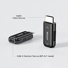 Unitek V1187BBK01 ���� HDMI ��� �- USB C ����
