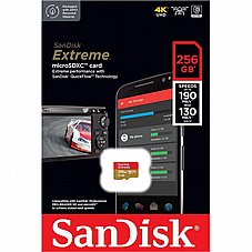 ����� ������ SanDisk Extreme micro SD EX 4K 190MB/s V30 256GB