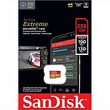����� ������ SanDisk Extreme micro SD EX 4K 190MB/s V30 256GB