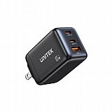 ���� ��� ����  UNITEK Zeno 65W 3-Port GaN Wall Charger.