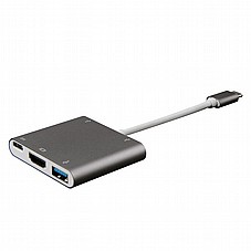 PROTEC DM117   USB C  ��������� USB C  - 1 TO 3  
