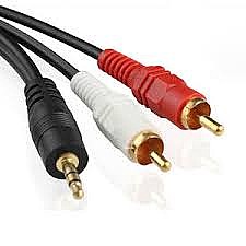 PL 3.5 Stereo - 2 RCA Mono