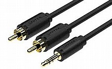 3.5MM AUX to 2 RCA Cable  
